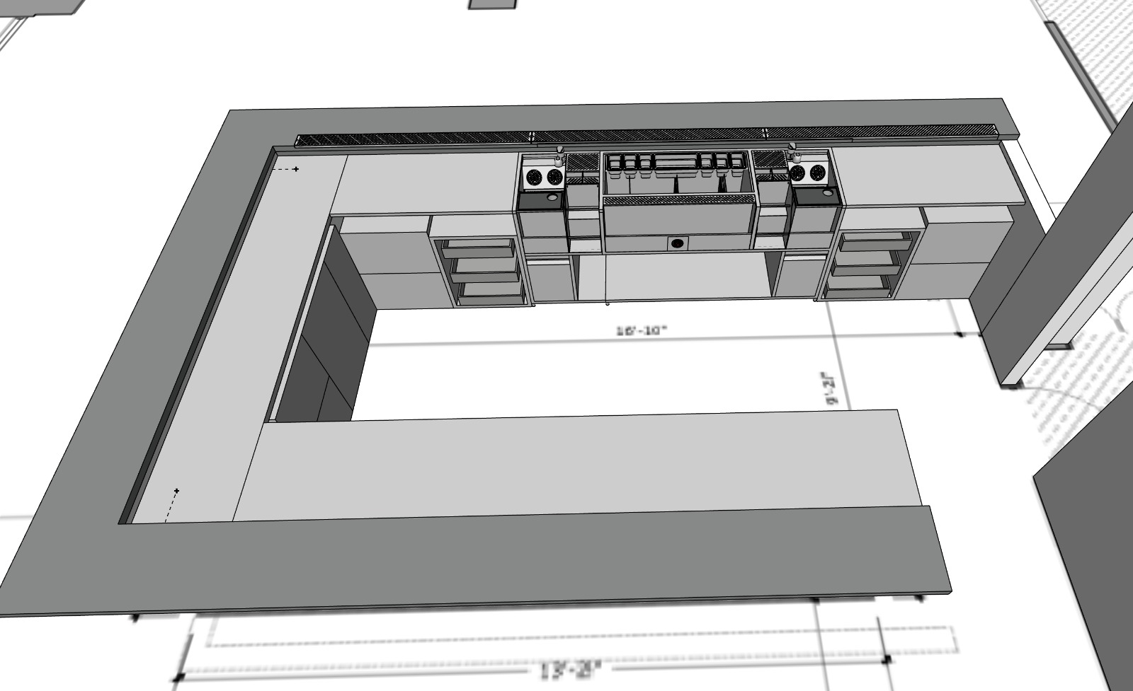 Bar design study by Yu Jiang Zhao